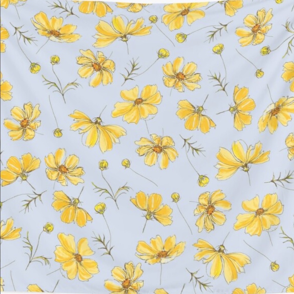 Yellow Flower Tapestry - Picture 2 of 2